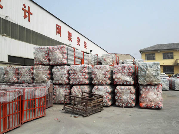 清远网架成品待发