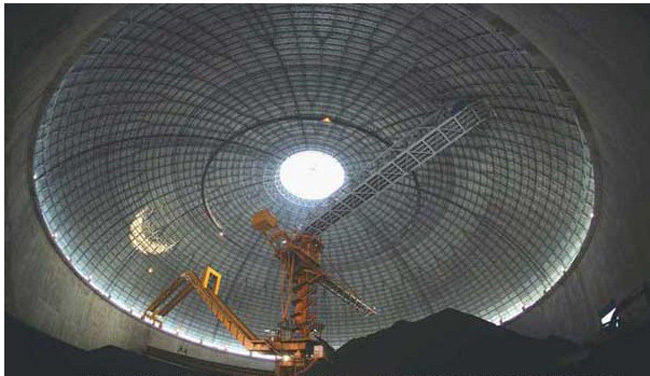 清远发电厂干煤棚网架